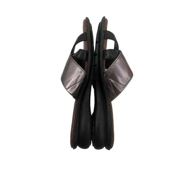 Naturalizer Natural Soul Black Pewter Jimena Strappy Sandals Size 6 Women's - Picture 6 of 8